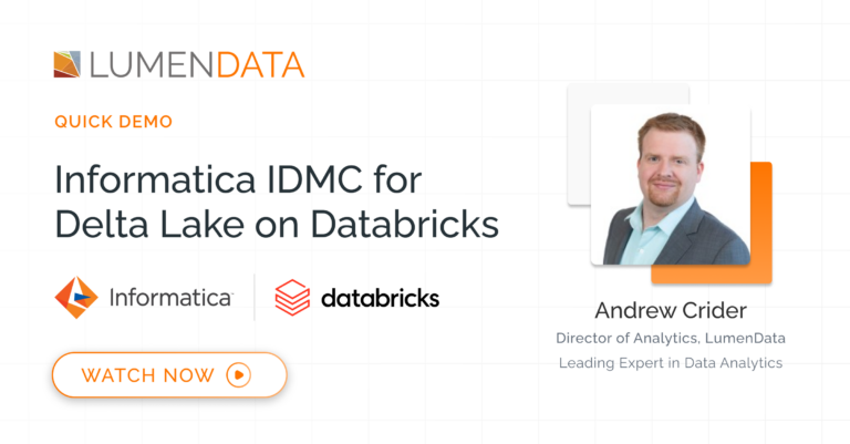 Informatica IDMC for Delta Lake on Databricks - Demo