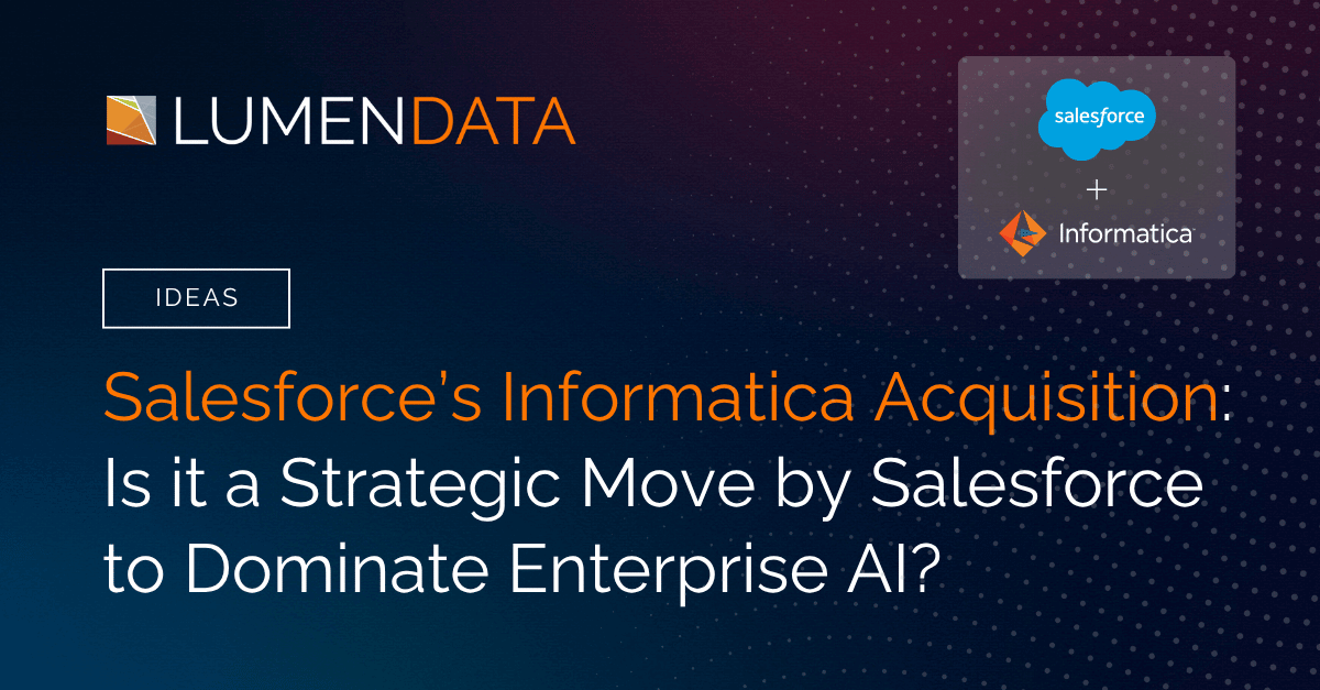 Salesforce Informatica acquisition for AI strategy