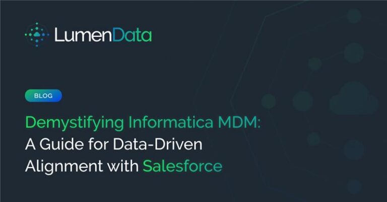 Informatica Master Data Management