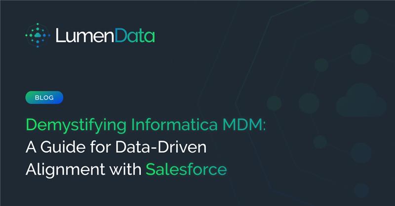 Informatica Master Data Management