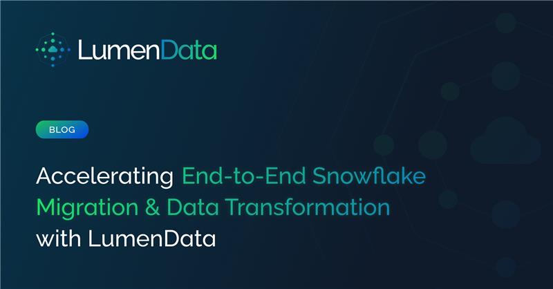 Snowflake Data Migration
