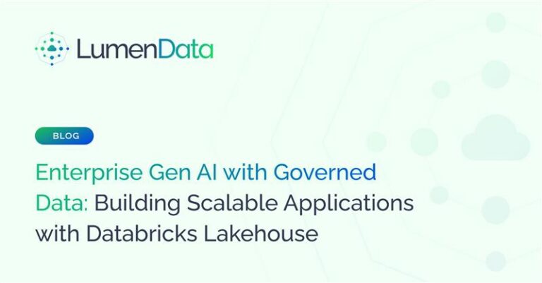 Gen AI with Governed Data | Databricks Lakehouse | LumenData