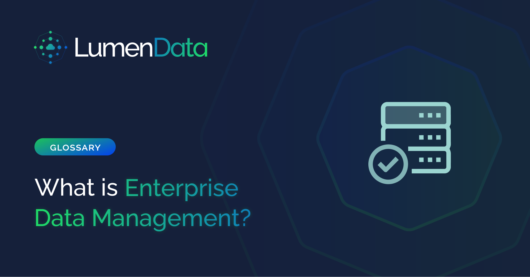 Enterprise Data Management