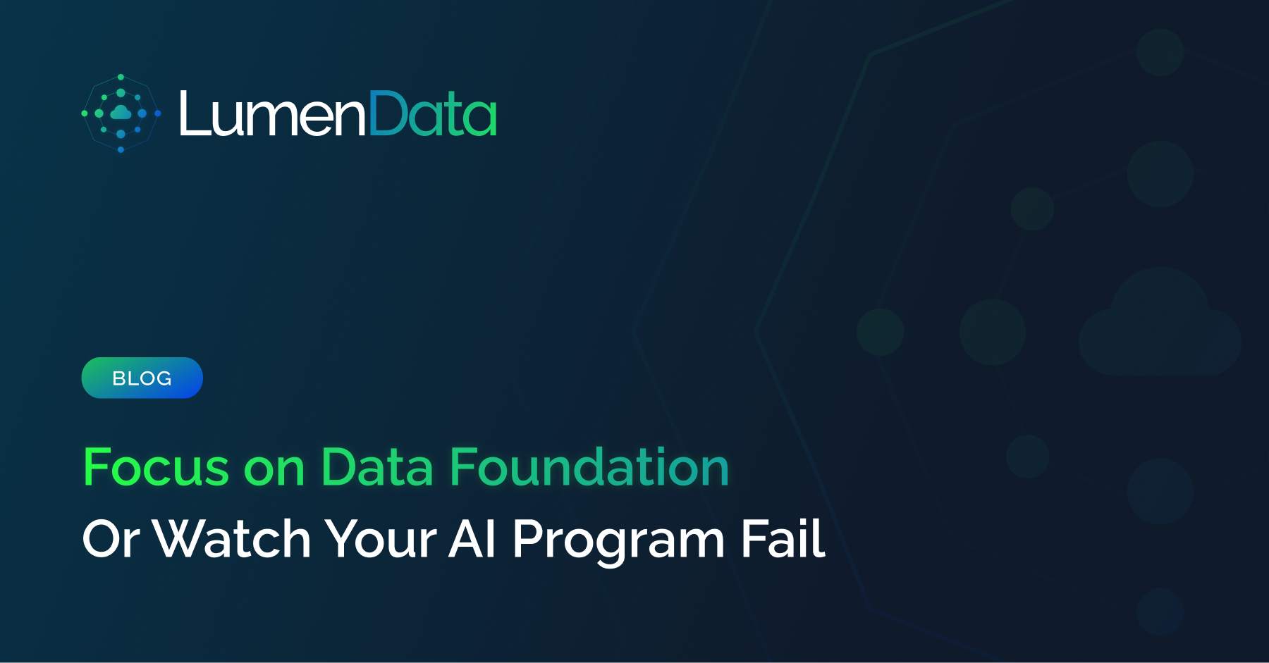 Data Foundation for AI