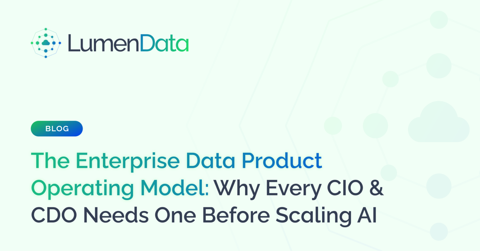 data product operating model