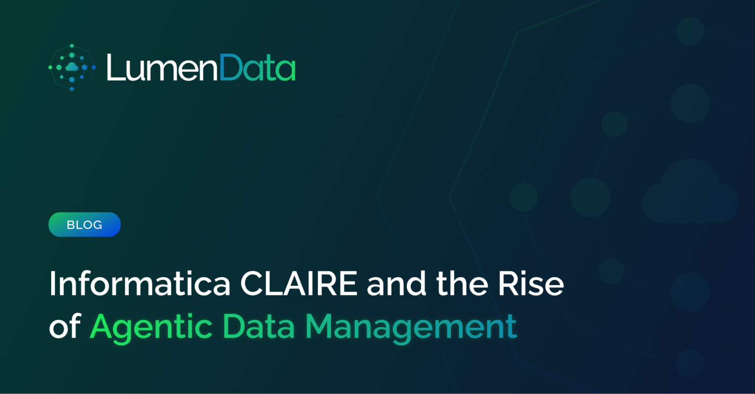 Informatica CLAIRE agents and agentic data management