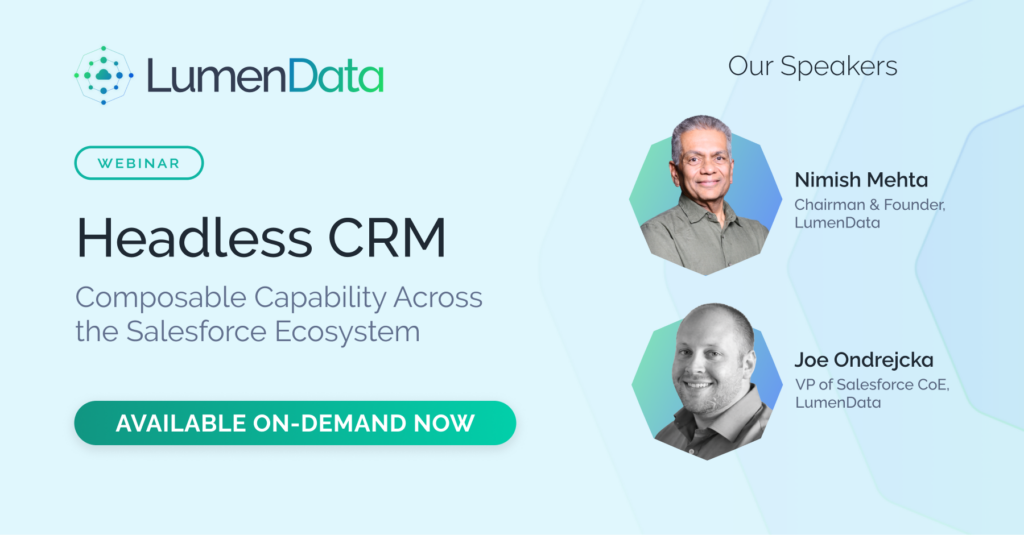 Headless CRM, headless Salesforce, composable CRM, what is headless CRM, Salesforce MCP server, Apex as an MCP tool, MuleSoft Agent Fabric, Informatica MCP, API-driven CRM for AI agents