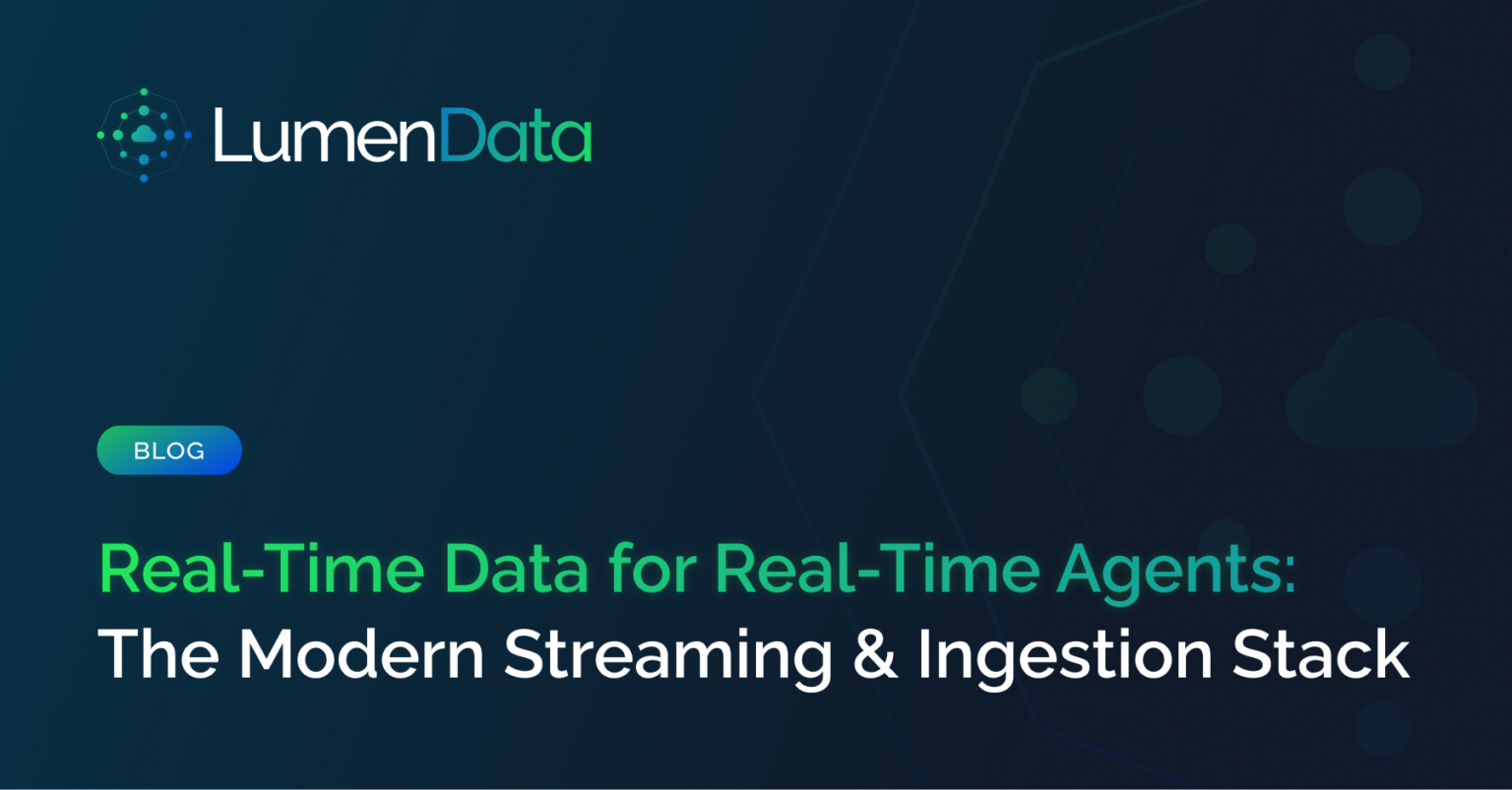 Real-time data ingestion pipeline for AI agents